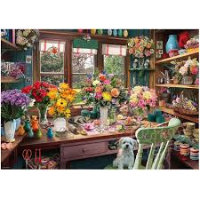 Flower Arranger's Shed 1000pc Puzzle