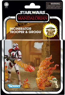 Star Wars The Vintage Collection Deluxe Incinerator Trooper and Grogu