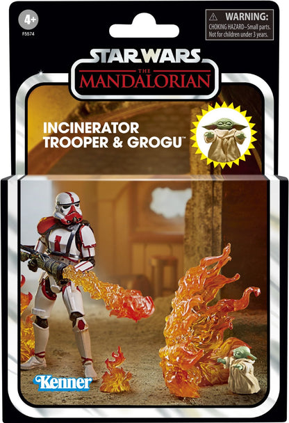 Star Wars The Vintage Collection Deluxe Incinerator Trooper and Grogu