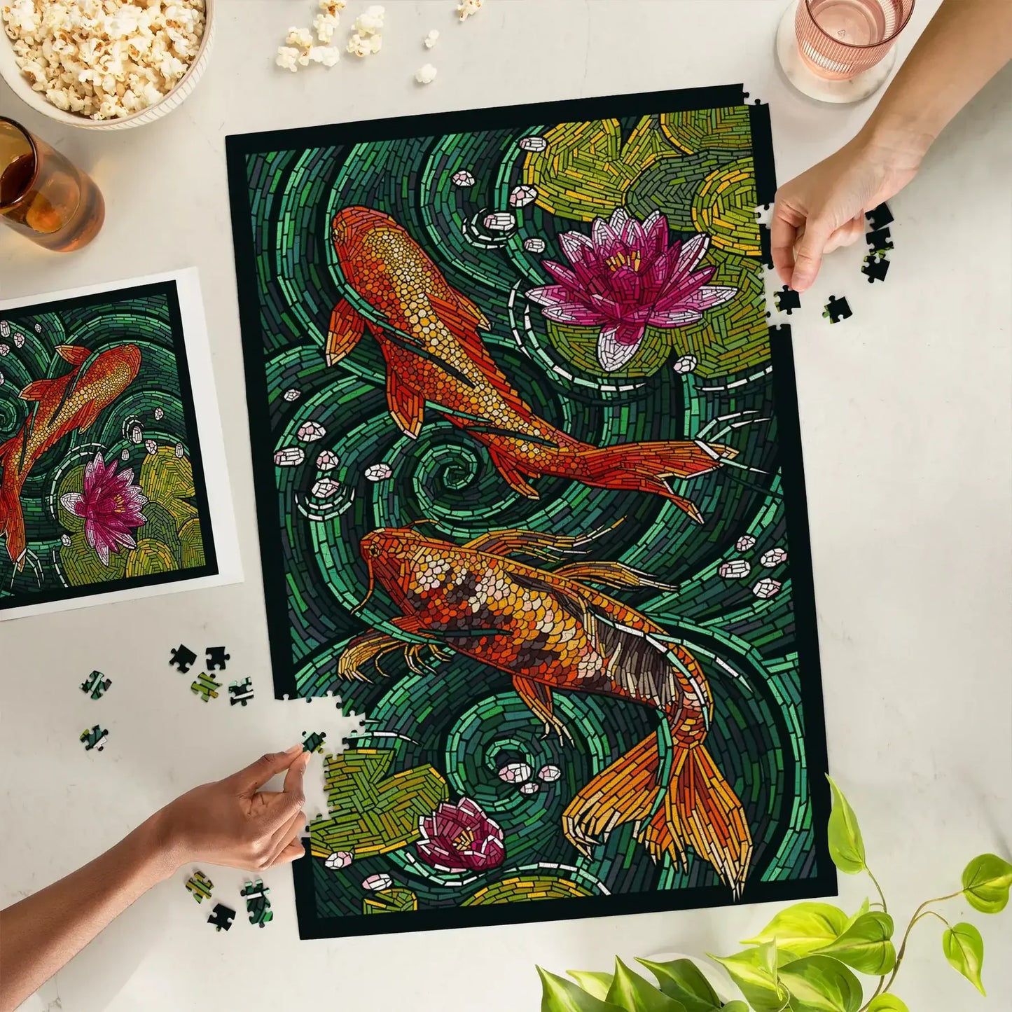 Koi, Paper Mosaic 1000pc