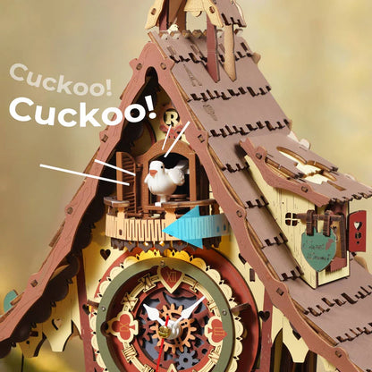 Cuckoo Clock - Stained Wood
