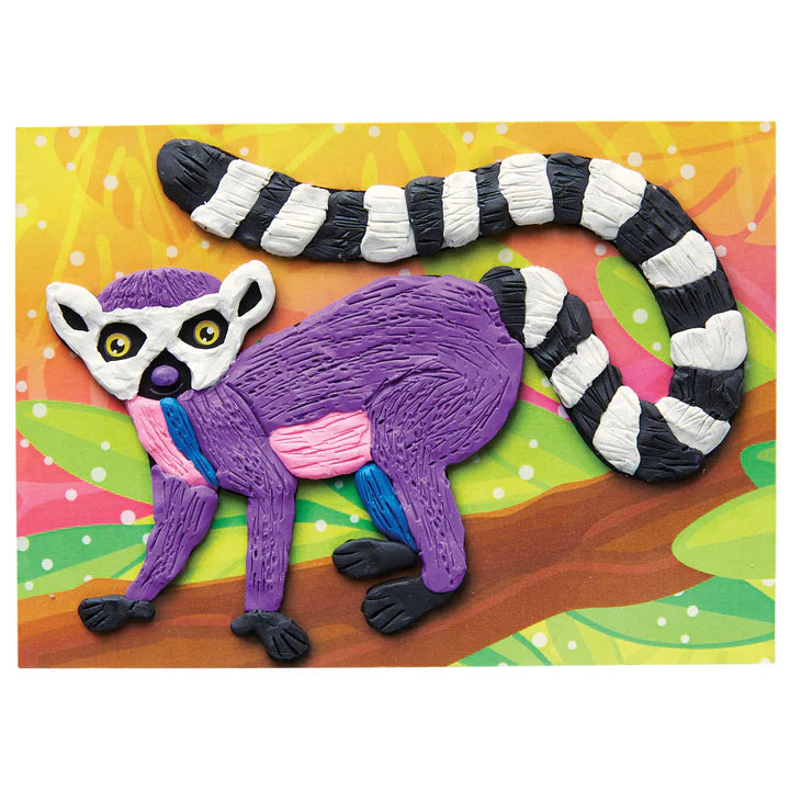 Do Art Coloring with Clay