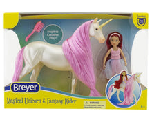 Magical Unicorn, Sky & Fantasy Rider, Meadow