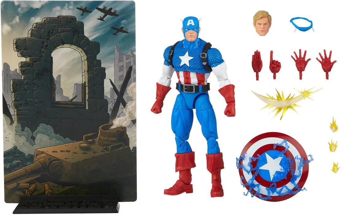 Marvel Legends Retro Captain America 6" Action Figure