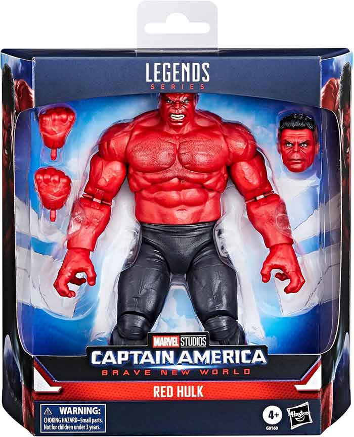 Marvel Legends Captain America: Brave New World Red Hulk Deluxe 6-Inch Action Figure