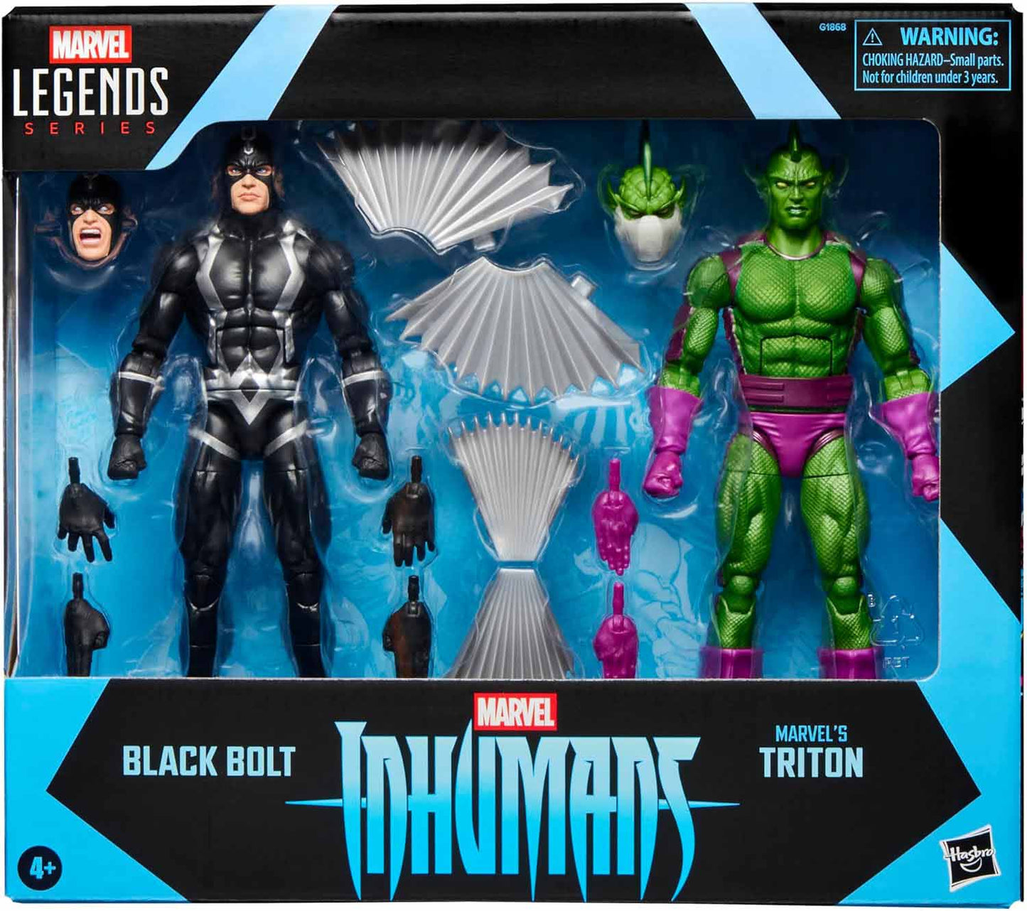 Marvel Legends Inhumans Black Bolt & Triton Action Figures