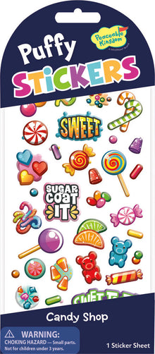 Puffy Candy Shop Stickers