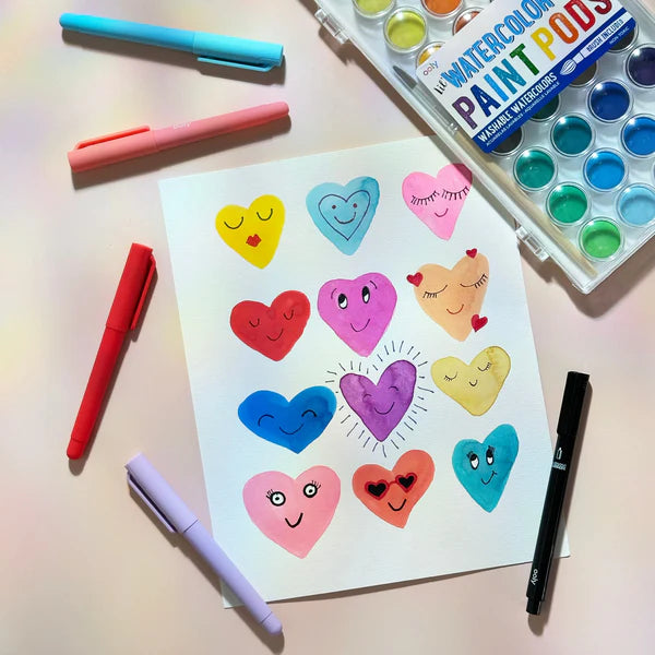 Lil' Watercolor Paint Pods (37 PC Set)