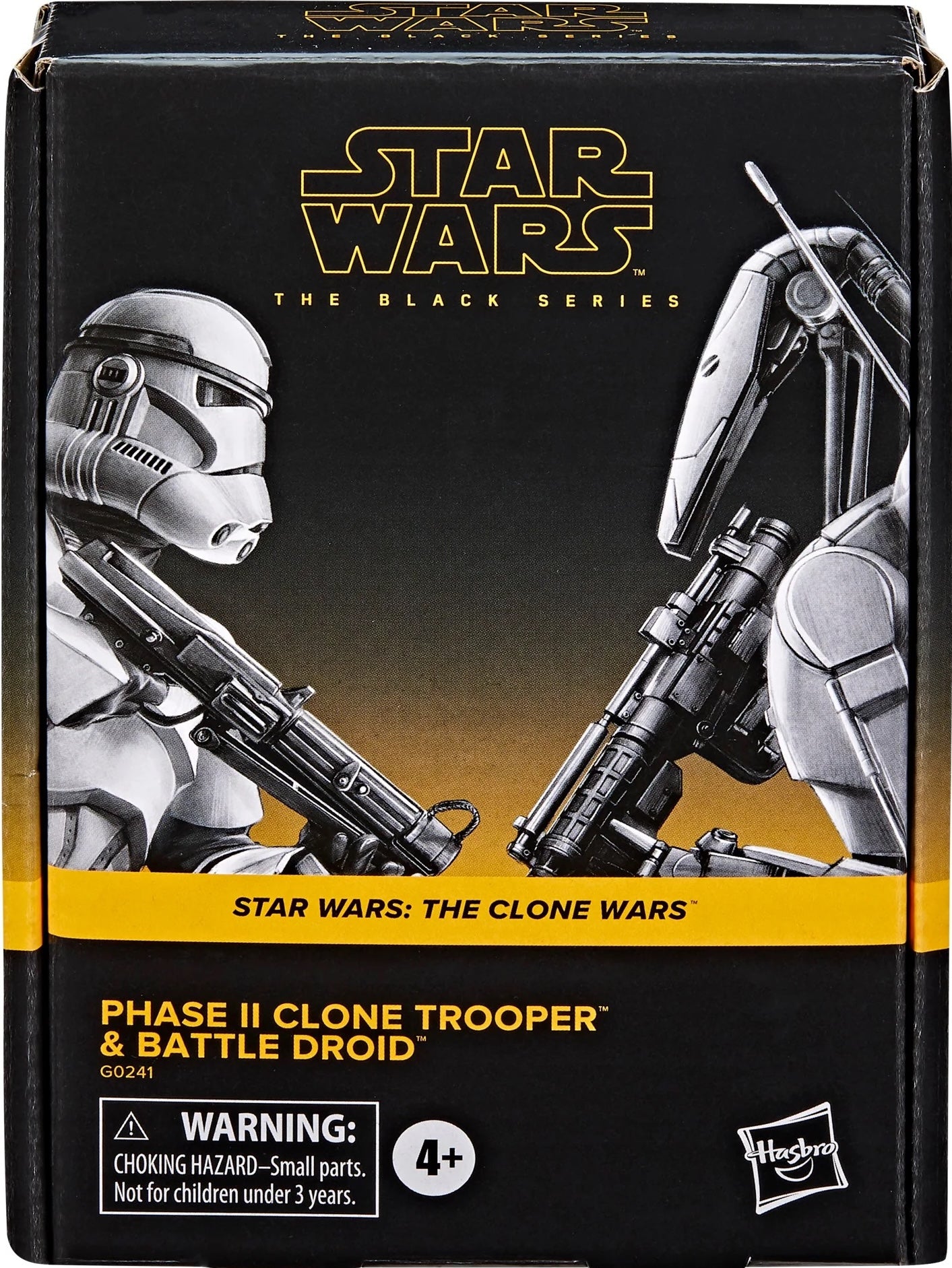 SW The Black Series Phase II Clone Trooper and Battle Droid