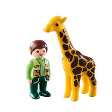 Zookeeper with Giraffe 123 (PM-9380)