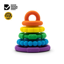 Jellystone Rainbow Stacker Teether & Toy - Rainbow