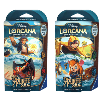 Ravensburger Disney Lorcana TCG: Azurite Sea Starter Decks