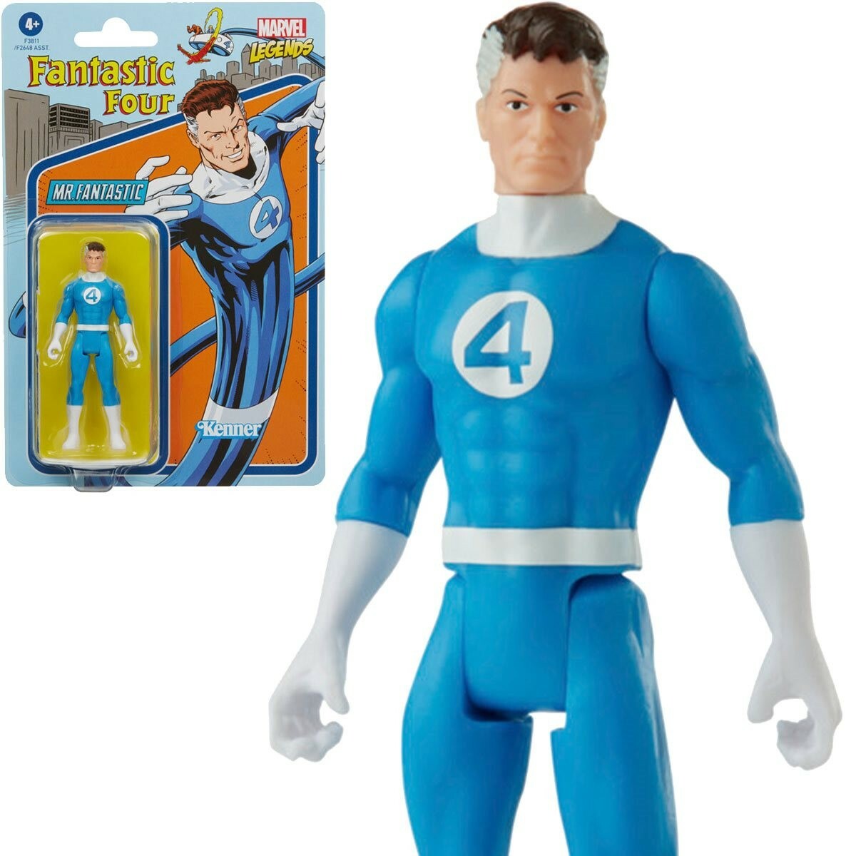 Marvel Legends Retro Mr. Fantastic 3 3/4 inch Action Figure