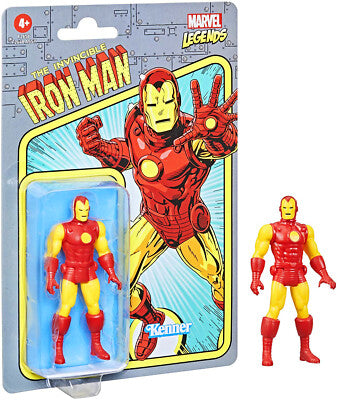 Marvel Legends Retro Iron Man 3 3/4 inch Action Figure