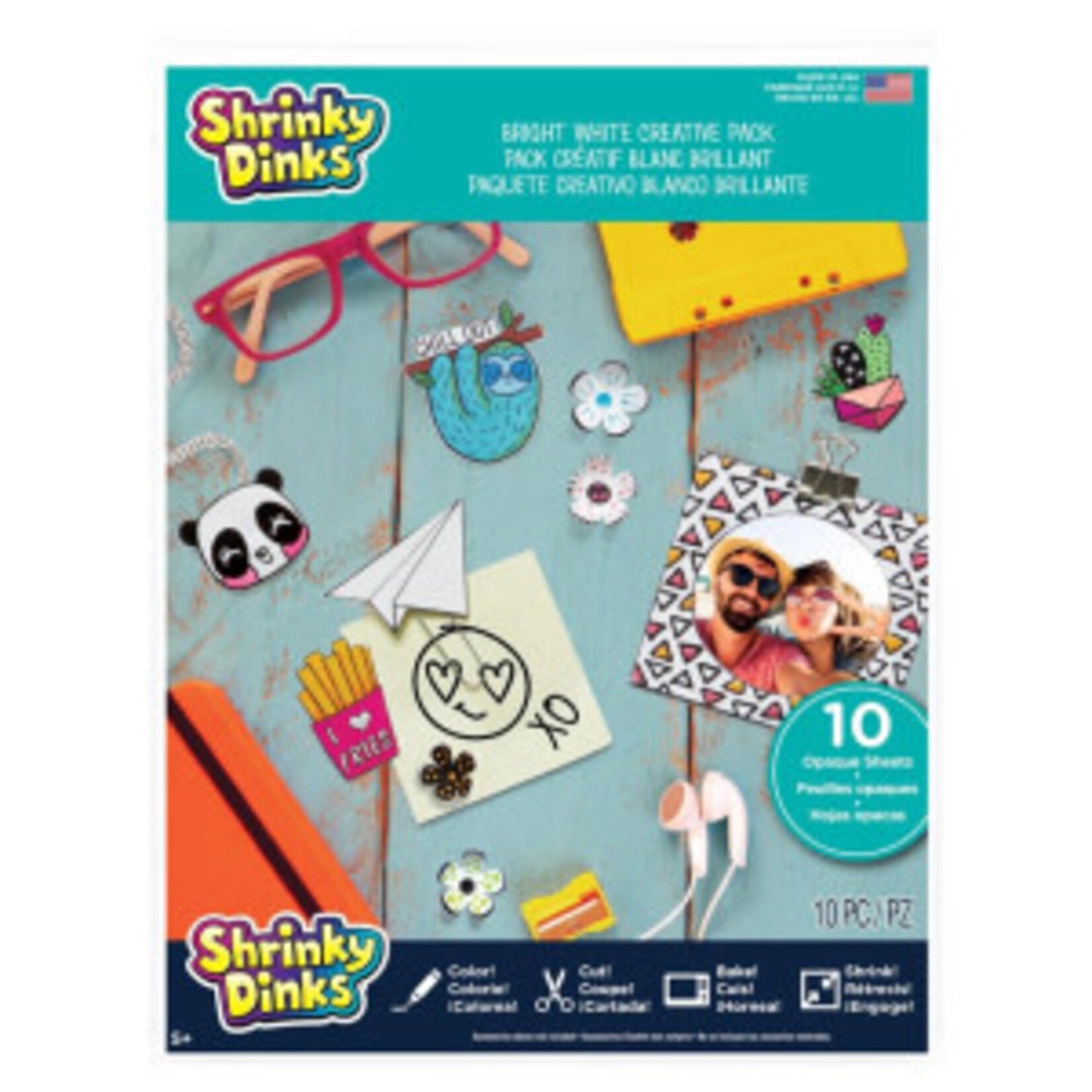 Shrinky Dinks: Bright White