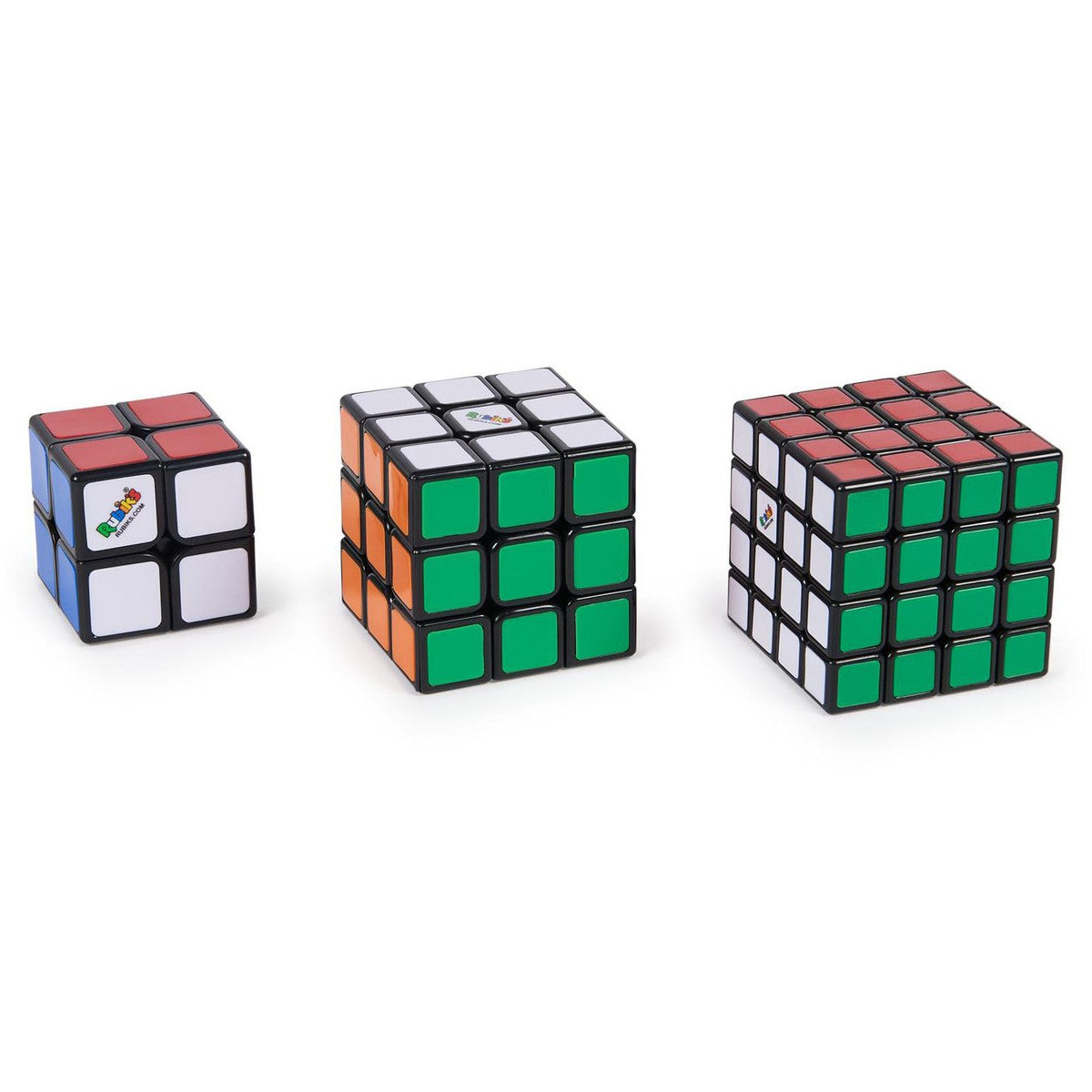 Rubiks Tiled Trio Bundle 2x2 Mini 3x3 Cube 4x4 Master