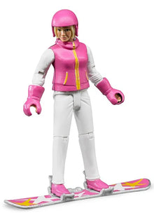 Bruder 60420 Snowboarder Woman w/ Accessories 6.6.6