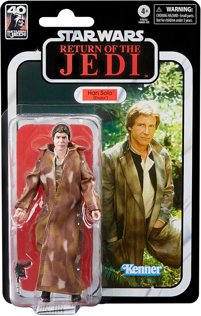 SW Black Series Han Solo Endor Trenchcoat 6-Inch Action Figure