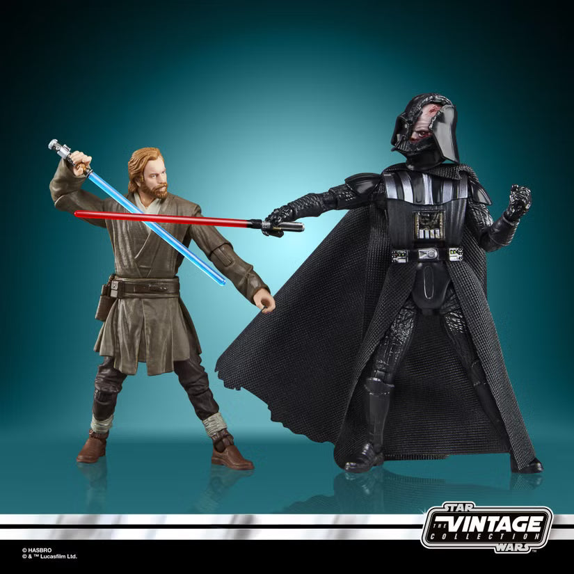 Star Wars The Vintage Collection Krrsantan Obi-Wan Kenobi and Darth Vader