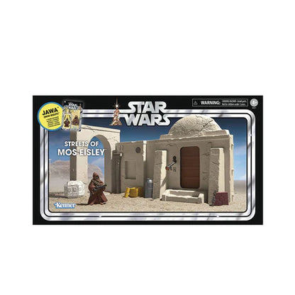Star Wars The Vintage Collection Streets of Mos Eisley Playset with Jawa