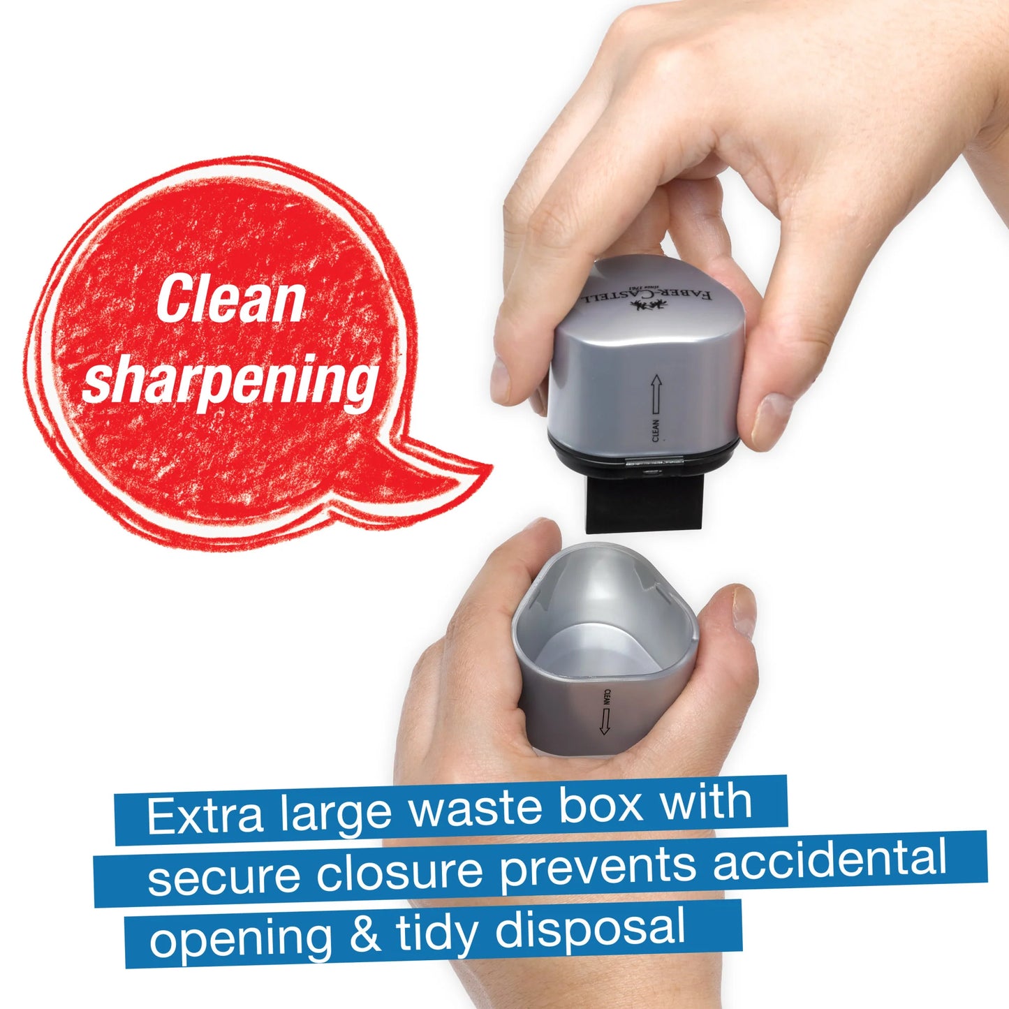 Grip Trio Pencil Sharpener on Blister Card