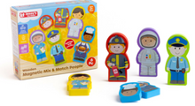 Wooden Magnetic Mix & Match People