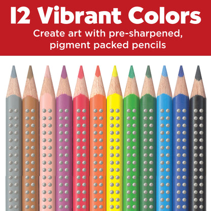 12ct GRIP Colored EcoPencils